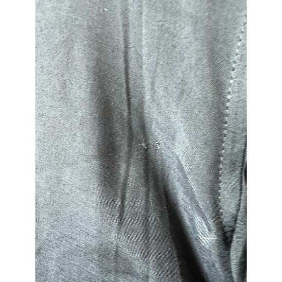 Vintage Y2K Mob Wife Black Buttondown Gold Medallion Art Deco - Picture 5 of 5